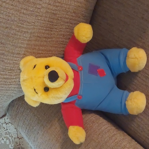 Vintage Mattel Disney Winnie The Pooh Talking Plush 1997 14" - Picture 16 of 17